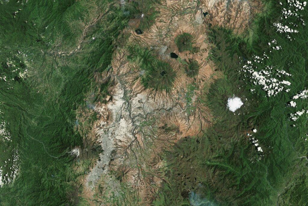 andes, nevado, topography